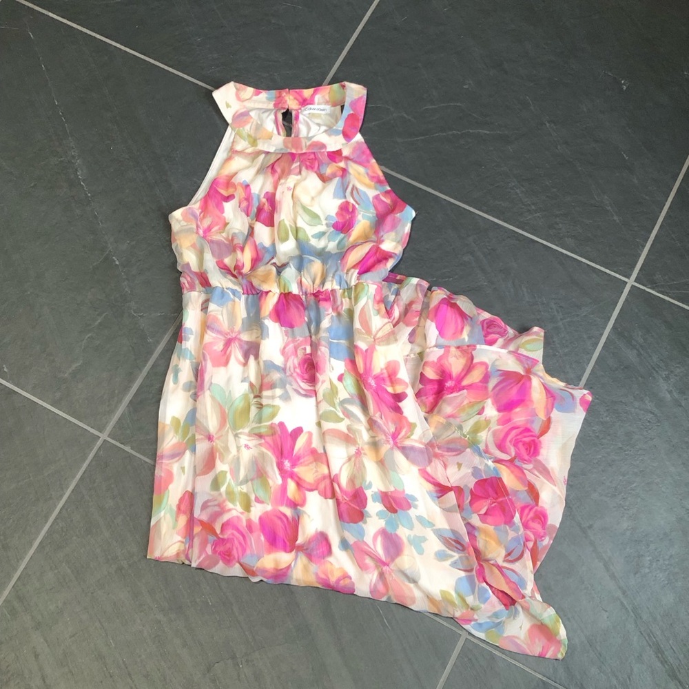 XS Calvin Klein Floral Dress